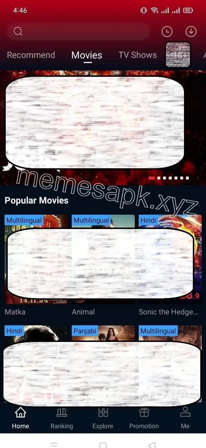 Screenshot of Memes APK Documentary Films